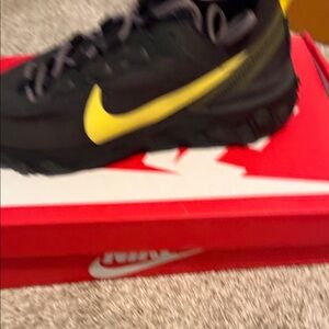 Nike Black with Yellow Accent Shoes